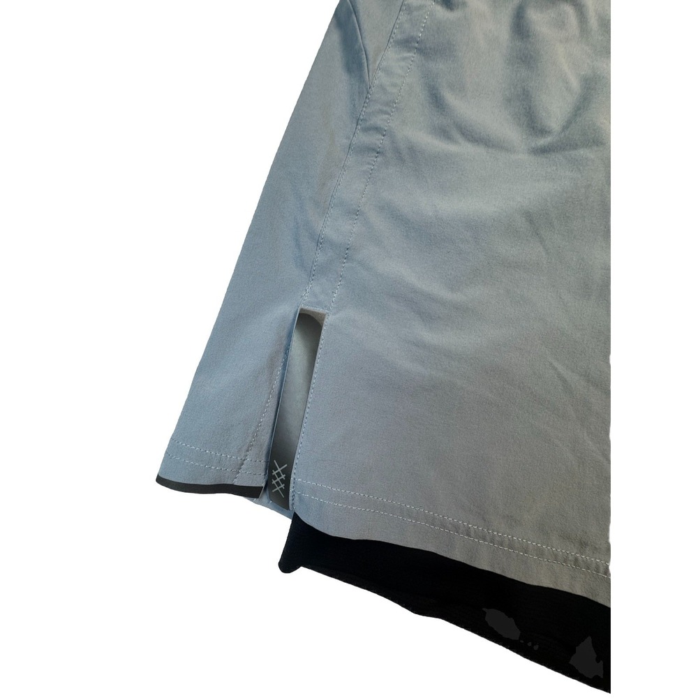 Rhone Men's XXL Lined Athletic Running Shorts Light Blue 5" Inseam Stretch - Picture 7 of 7